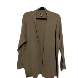 Eileen Fisher cardigan and tank combo